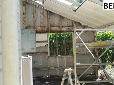 Before   Side of House